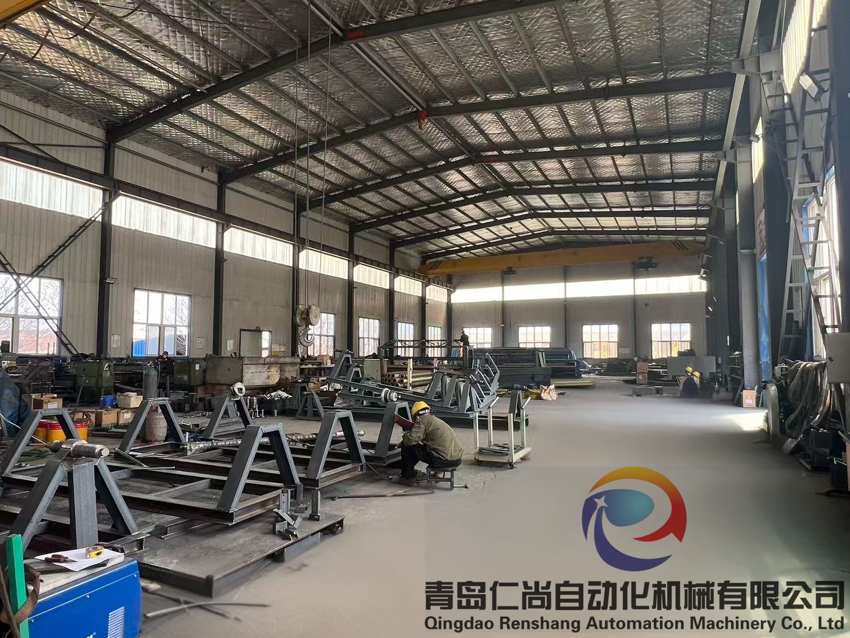 仁尚自动化机械有限公司车间一角